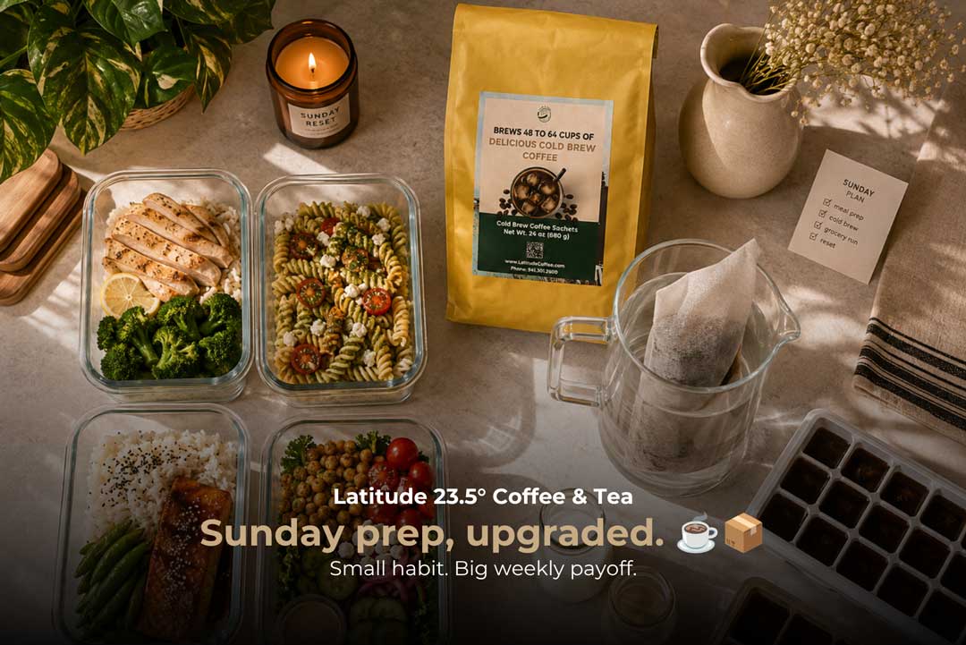 Weekend Meal Prep + Coffee Prep: The Sunday Reset